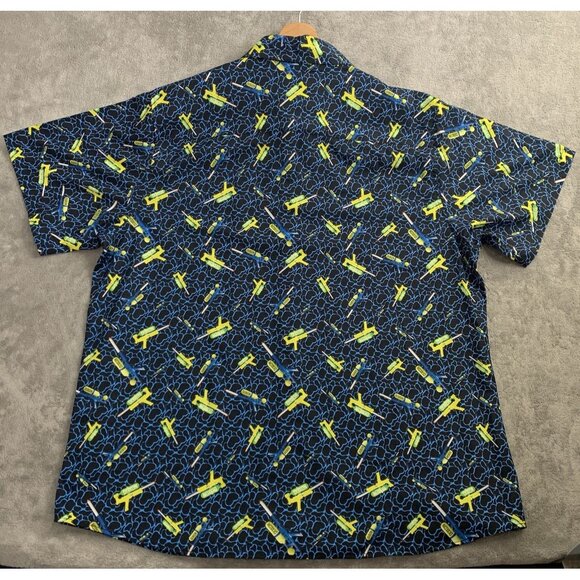 Dixxon Flannel Co Shirt Mens XXL Super Soaker 5000 Water Blaster Button Down Top - Picture 8 of 9